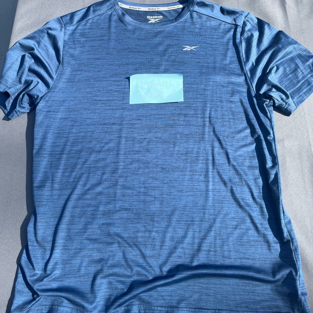 Reebok Reflective Blue Basic T-Shirt *BARELY WORN*